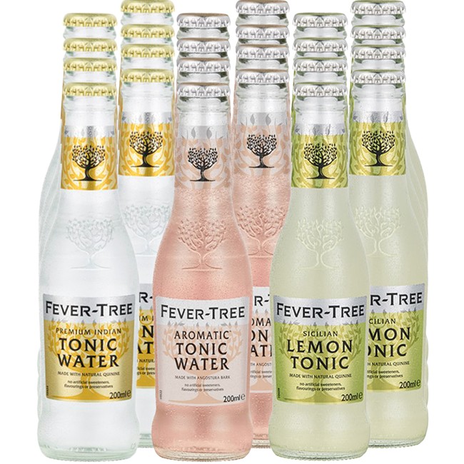 Fever-Tree - 8 x Indian 8 x Aromatic 8 x Sicilian Lemon