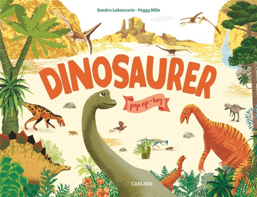 Børnebog - Dinosaurer pop op-bog