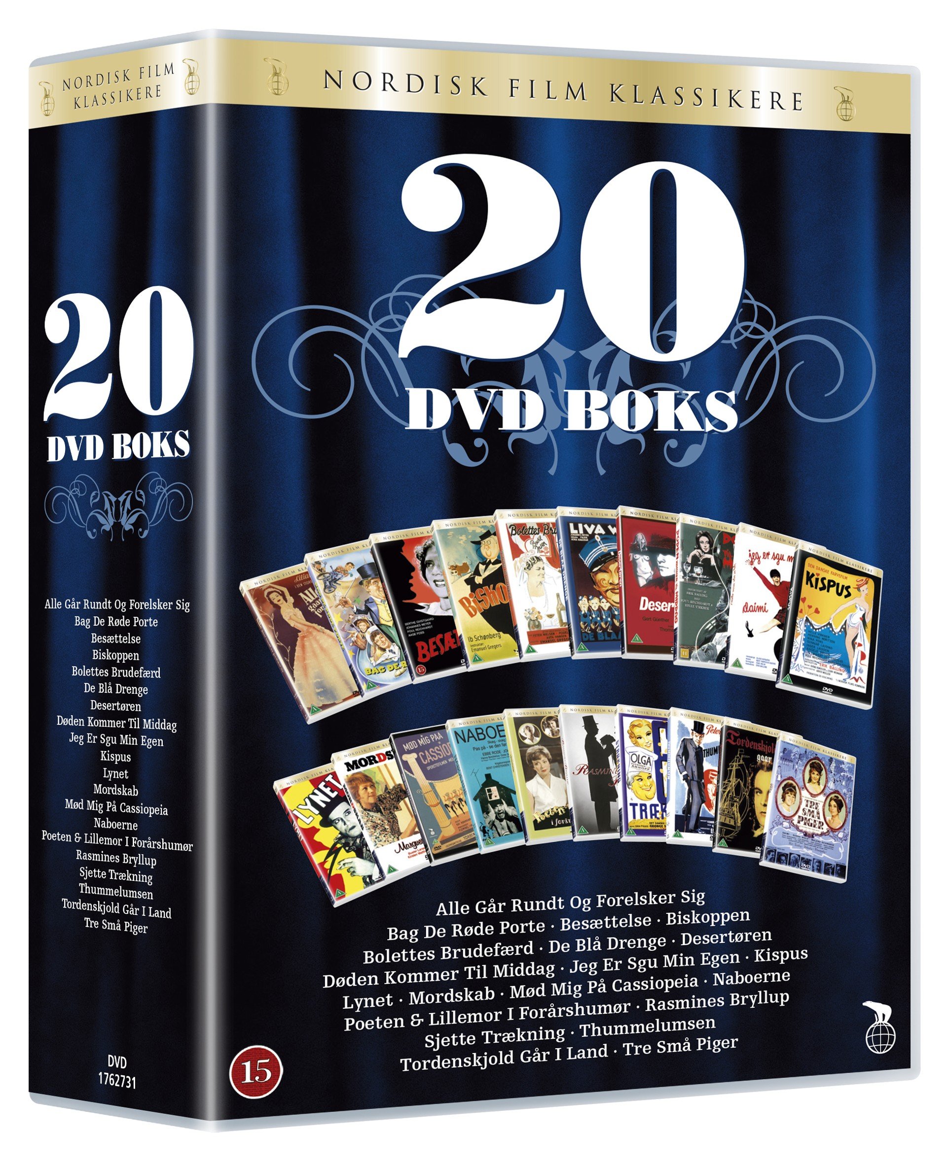 Køb Film - 20 DVD Boks - fragt
