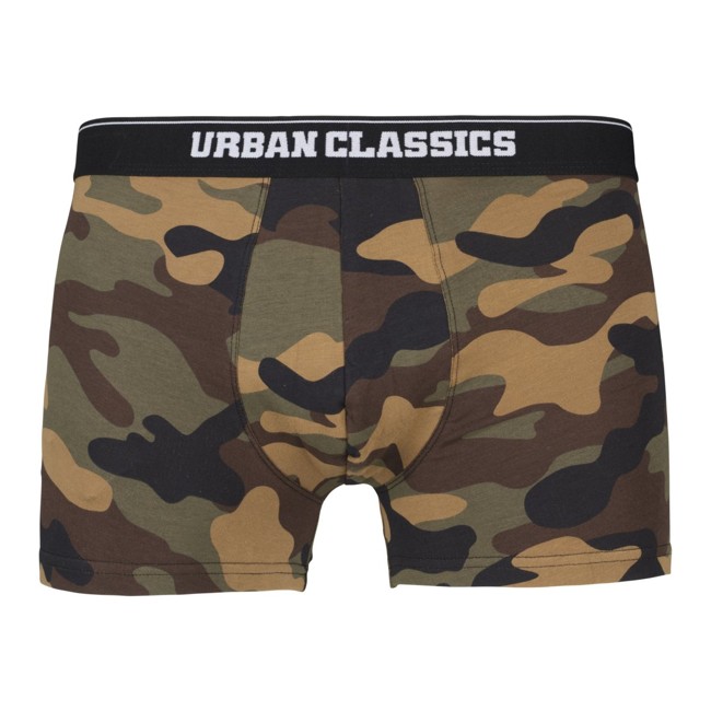 Urban Classics - Boxer Shorts 2-pack wood camo - L