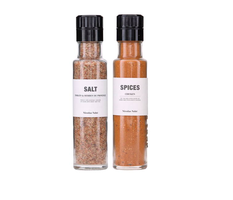 Nicolas Vahé - Salt Med Tomat & Krydderurter De Provence + Krydderiblanding Til Kylling