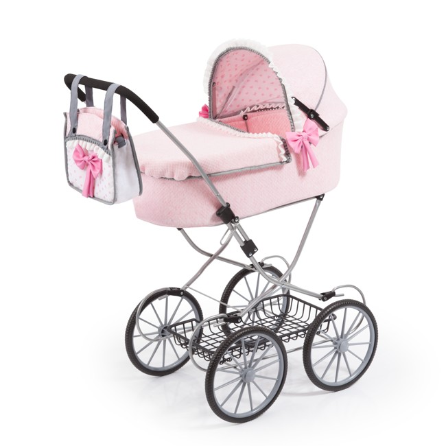 REIG Pink Doll stroller retro, 77 cm