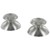 ZedLabz aluminium alloy metal analog thumbsticks for Sony PS4 controllers - silver thumbnail-1