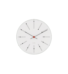 Arne Jacobsen - Bankers Wall Clock Ø 21 cm - White (43630)