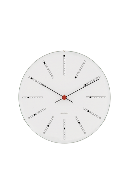 Arne Jacobsen - Bankers Wall Clock Ø 21 cm - White