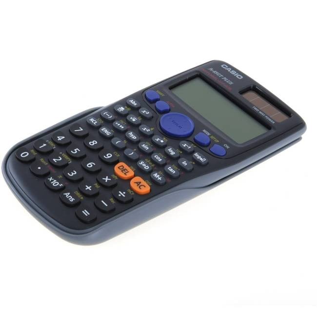 Casio FX-85GT Plus Scientific Solar Calculator With Slide On Hard Case - Black (FX85GT+)