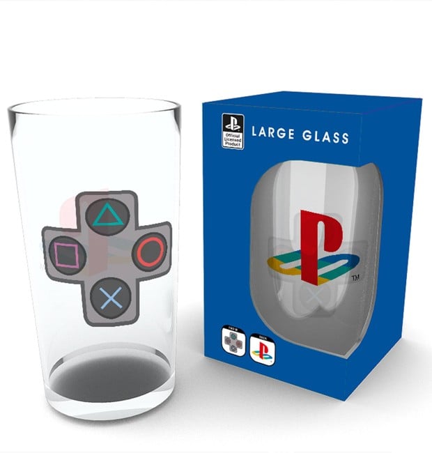 Playstation Buttons Pint Glass