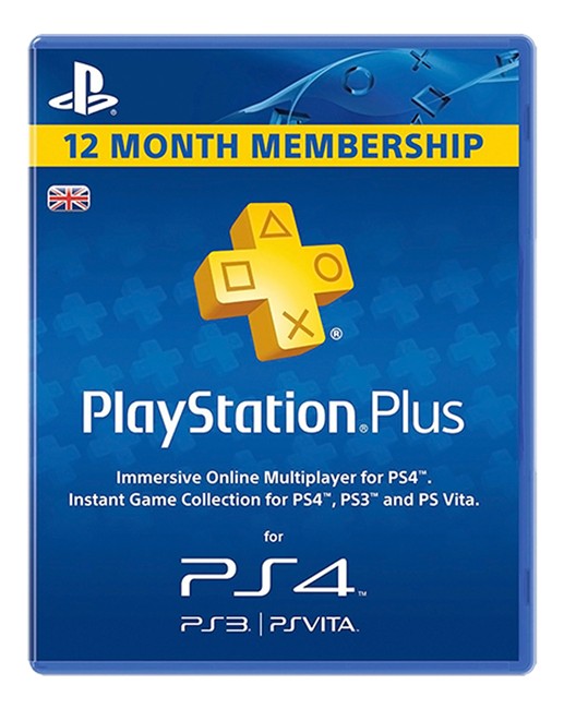 PSN Plus Card 12m Subscription UK (PS3/PS4/PS5/Vita)