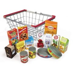 Magni - Metal Basket with grocery products ( 2691 )