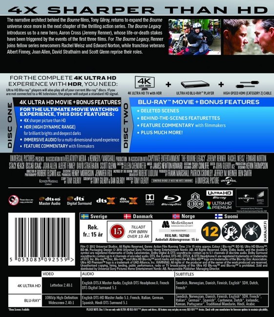 The Bourne Legacy (4K Blu-Ray)