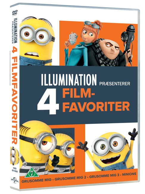 Grusomme Mig 1-3 + Minions Collection - DVD