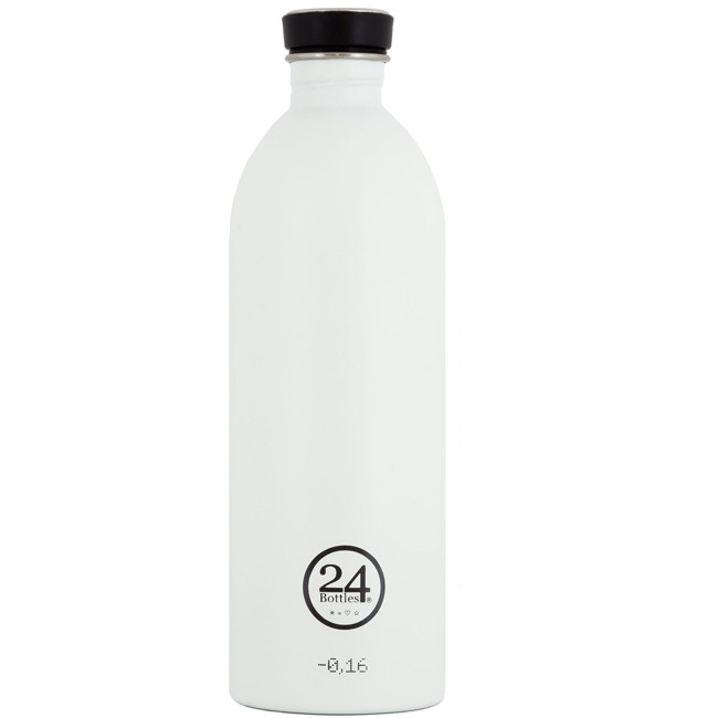 24 Bottles - Urban Bottle 1 L - Ice Hvid