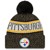 New Era NFL Sideline 2018 Bobble Beanie Pittsburgh Steelers thumbnail-1