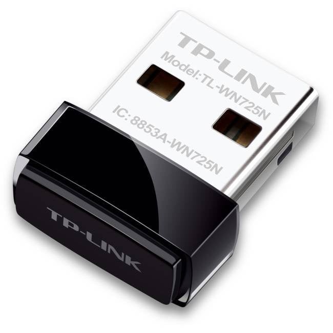 TP-LINK 150Mbps Wireless N Nano USB Adapter Wi-Fi Multimedia (TL-WN725N)