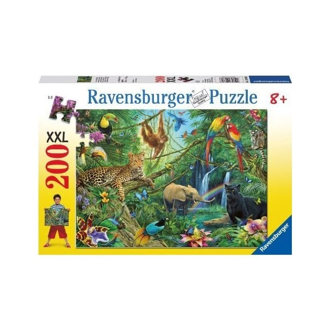 Ravensburger - XXL 200 Brikker Jungle Puslespil