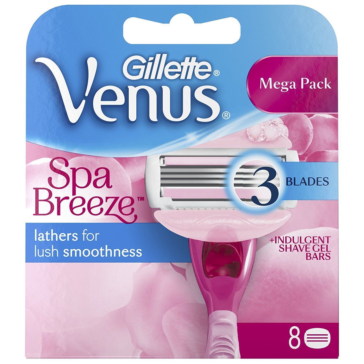 Gillette - Venus Breeze Spa Blades 8 pc