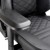 DON ONE - Luciano Gaming Chair Black/White stiches thumbnail-6