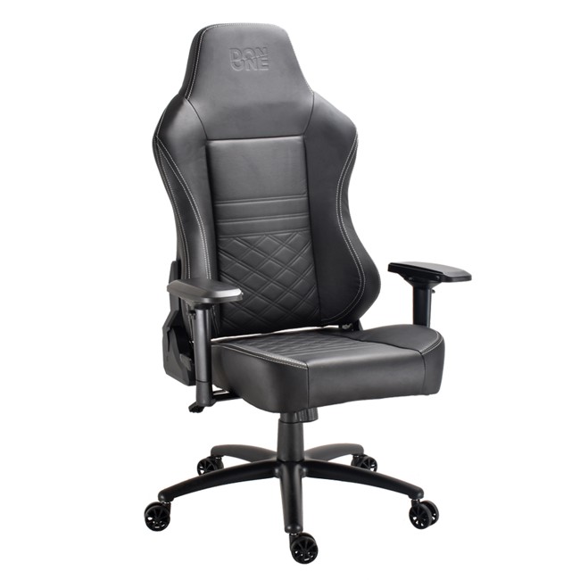 DON ONE - Luciano Gaming Chair Black/White stiches