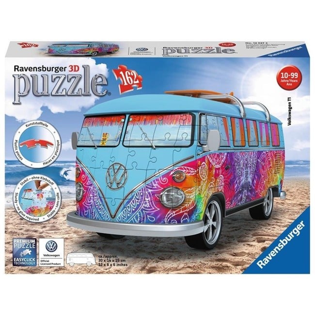 Ravensburger - 3D Puzzle - VW Bus T1 - Indian Summer, 162 pieces