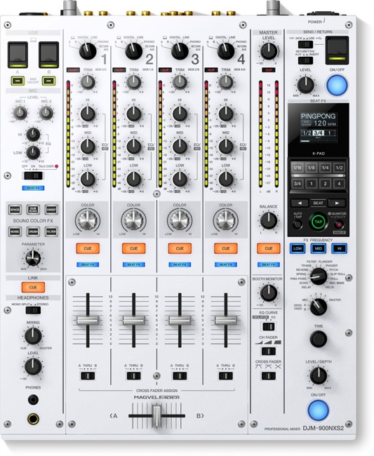 Pioneer DJM-900 NXS2 W limited edition DJ mixer