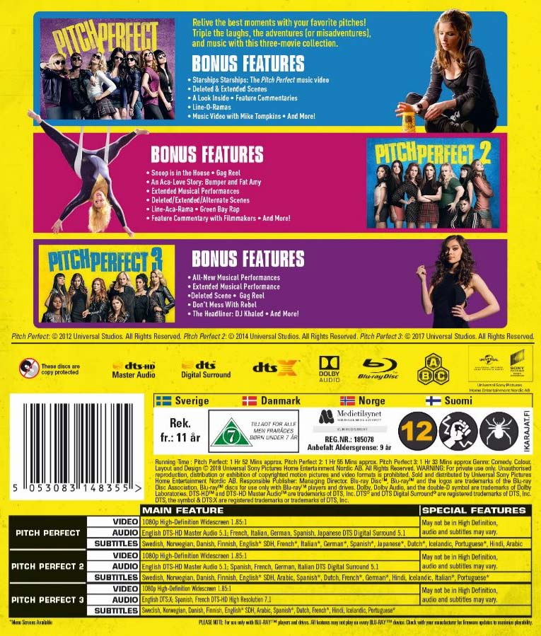 Osta Pitch Perfect Trilogy (Blu-Ray)