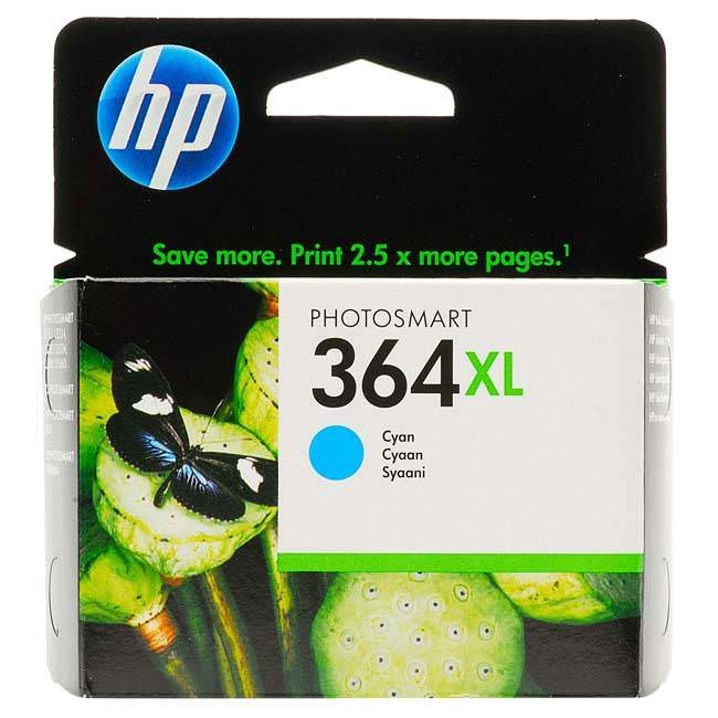 Original HP 364XL Cyan High Capacity Ink Cartridge (CB323EE)