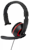 XH-50 Wired Mono Headset (Black/Red) thumbnail-2
