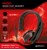 XH-50 Wired Mono Headset (Black/Red) thumbnail-1