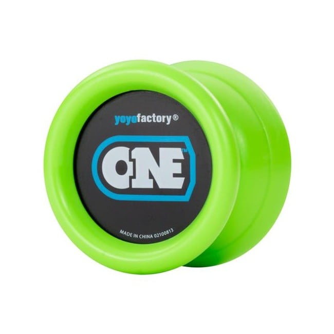 Green -Yoyofactory One responsive unresponsive yoyo for beginners, upgradeable for pros