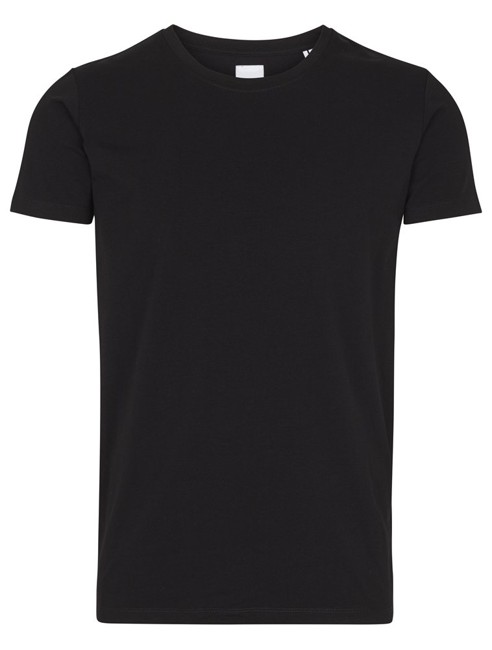 Lindbergh 'Basic O-neck Stretch' T-shirt - Sort