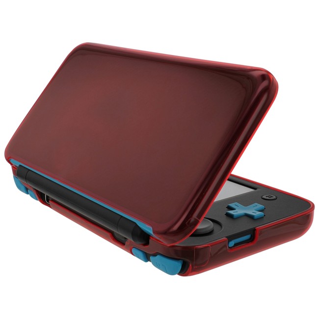 Protective case for 2DS XL Nintendo gel flexi TPU cover ZedLabz – red