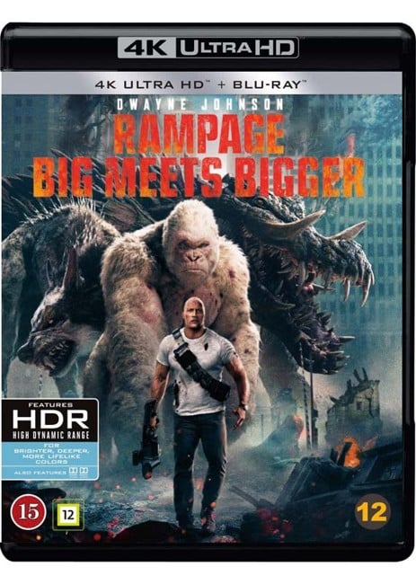Rampage (Dwayne Johnson)(4K Blu-Ray)