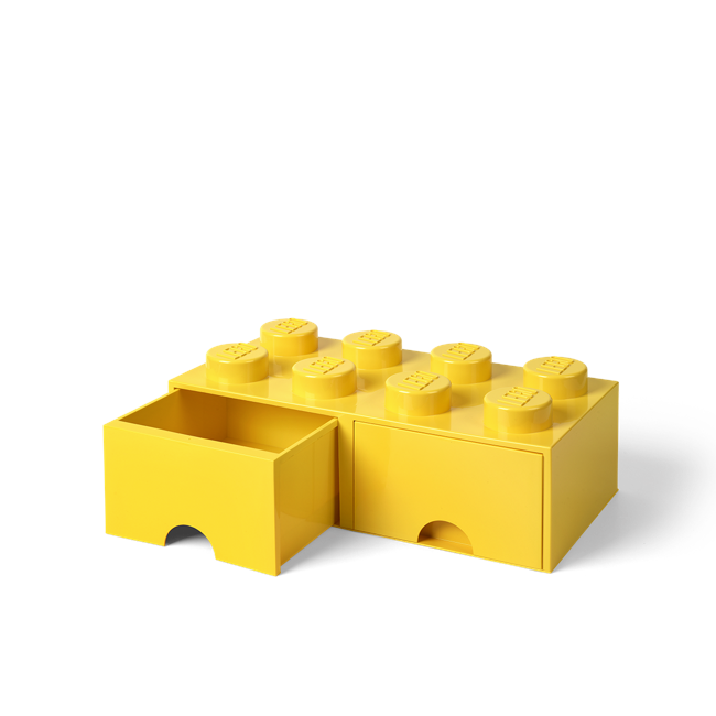 Room Copenhagen - LEGO Brick Skuffekasse 8 - Gul
