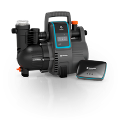 Gardena smart Pressure Pump Set: Hauswasserautomat via App/Tablet steuerbar, inklusive smart Gateway, Fördermenge 5000 l/h, Trockenlaufsicherung, Keramikabdichtung (19106-20)