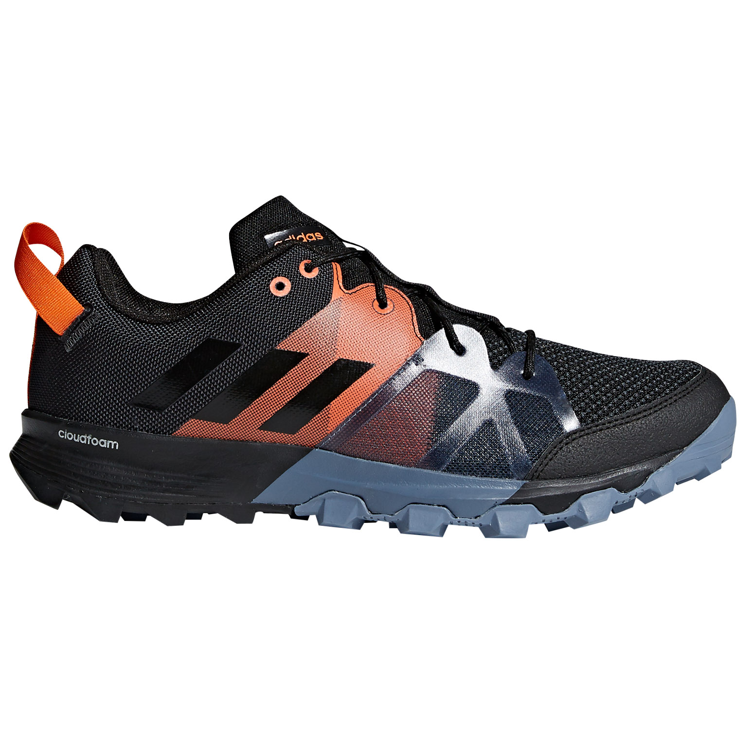 Buy adidas 8.1 Running Trainer Shoe Black/Grey/Orange UK 10.5