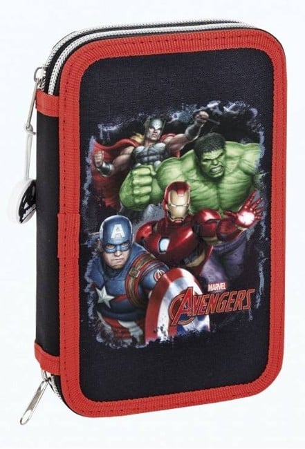 Hulk - Double Filled Pencil Case - 28 pieces - Multi