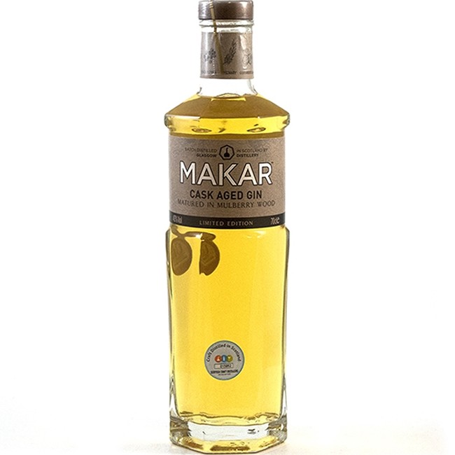 Makar - Mulberry Cask Aged Gin, 43 %