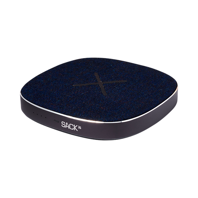zzSACKit CHARGEit - Power Bank & Wireless Charger ( Navy )