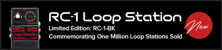 Boss - RC-1 Loop Station - Guitar Effekt Pedal (Black) "Limited Edition" thumbnail-3
