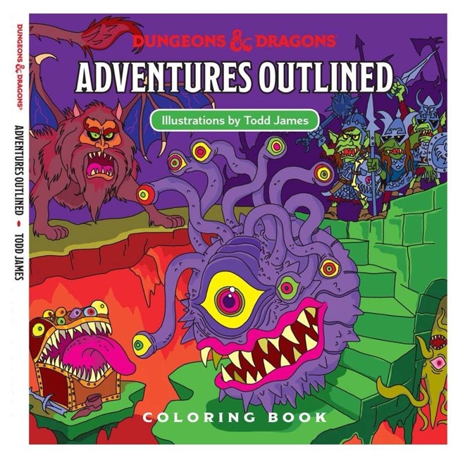 Dungeons and Dragons - Adventures Outlined Malebog (WTCC6035) (D&D)