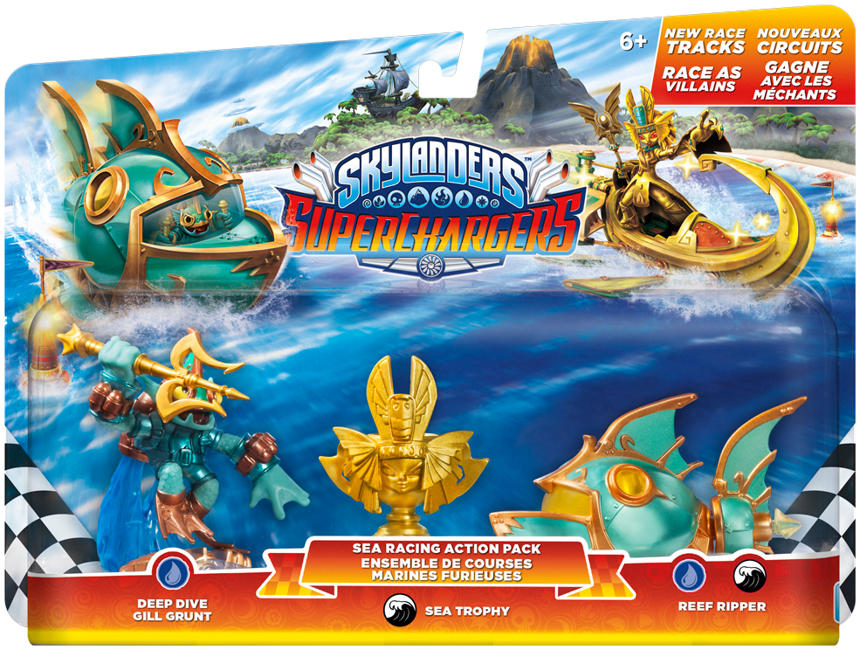 Skylanders SuperChargers - Pack - Sea Racing Action Pack