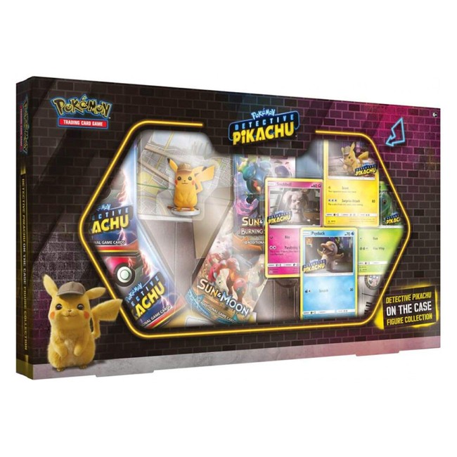 Pokemon - Detective Pikachu - On the Case Figure Box (Pokemon Kort)