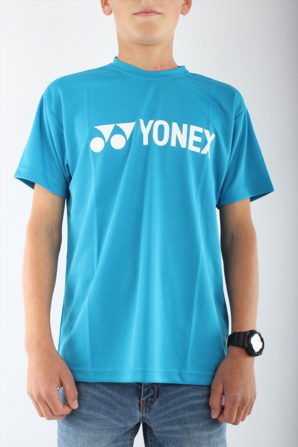 Kop Yonex Lt 10 Unisex T Shirt Yy Yonex Logo Vivid Blue