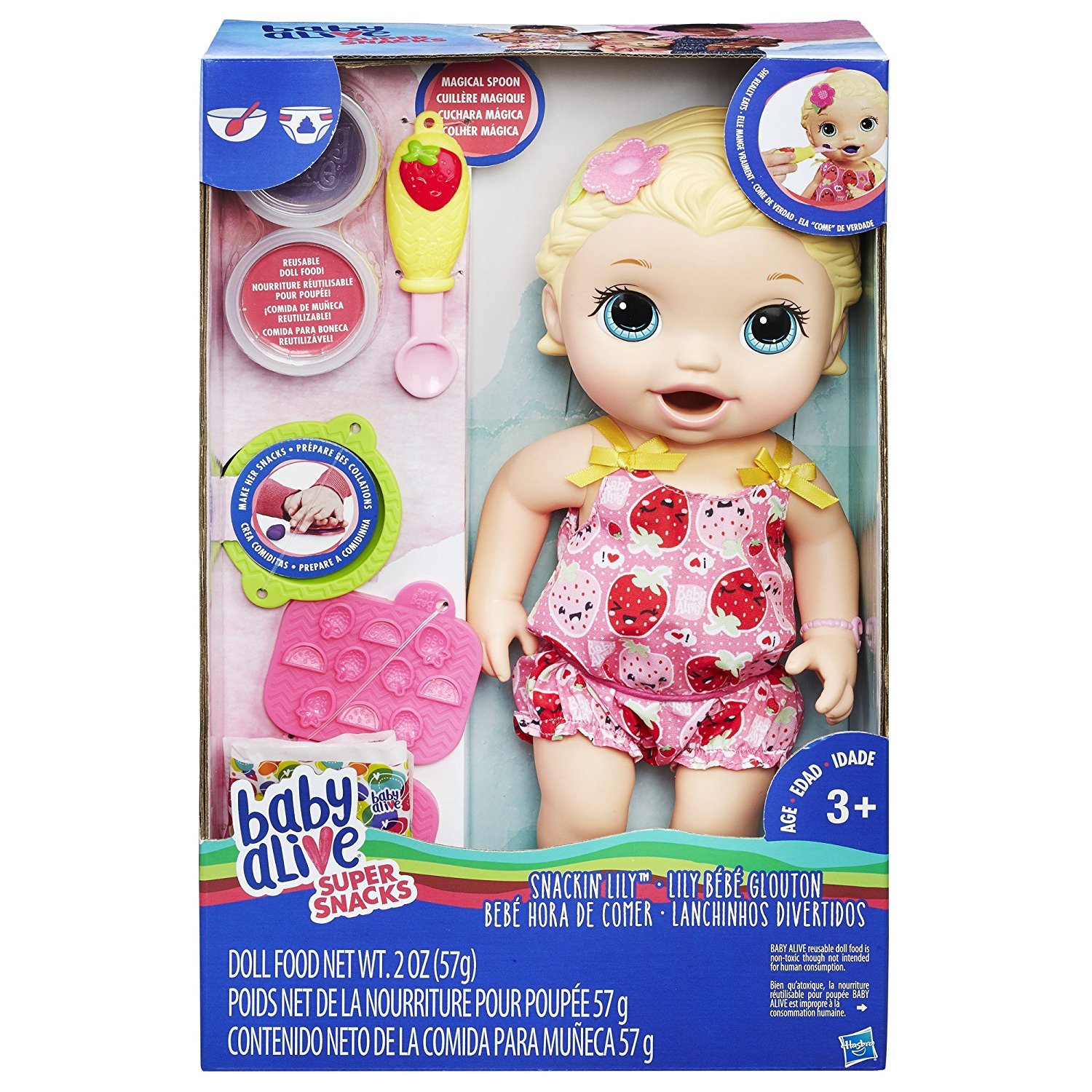 Buy Baby Alive Super Snacks Snackin' Lily Blonde