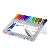 Staedtler - Triplus Fineliner, 20 kpl (334 SB20)