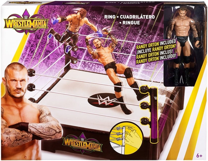 WWE Wrestlemania Playset & Randy Orton Figure Children Toy Play