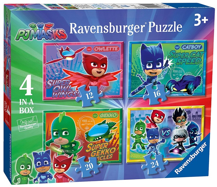 Ravensburger - PJ Masks 4 in Box Jigsaw Puzzles