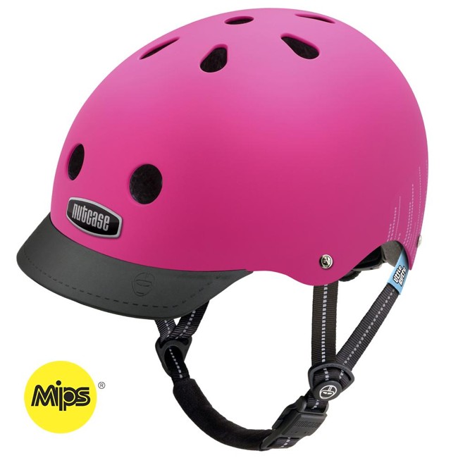 Nutcase Little Nutty MIPS Street Helmet Pink Bubbles XS