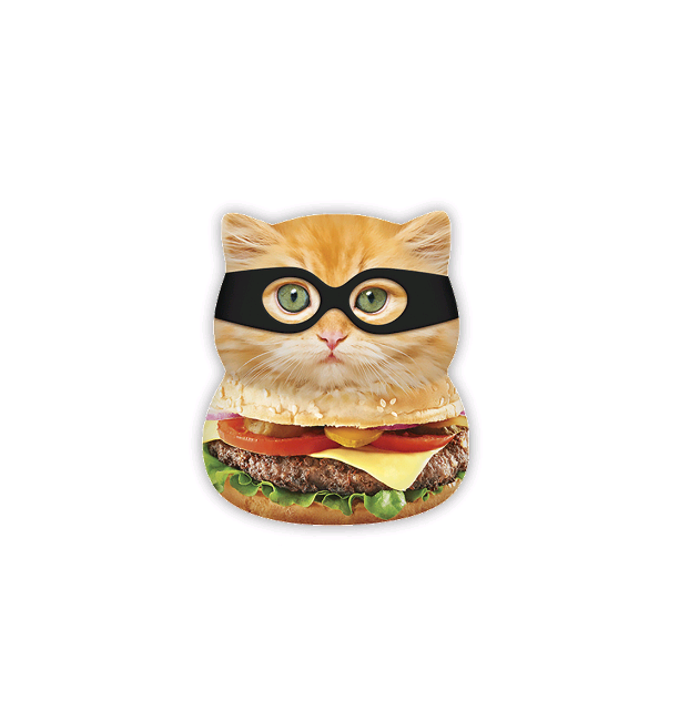 Osta Squishies - Large - Burger Cat - Burger Cat