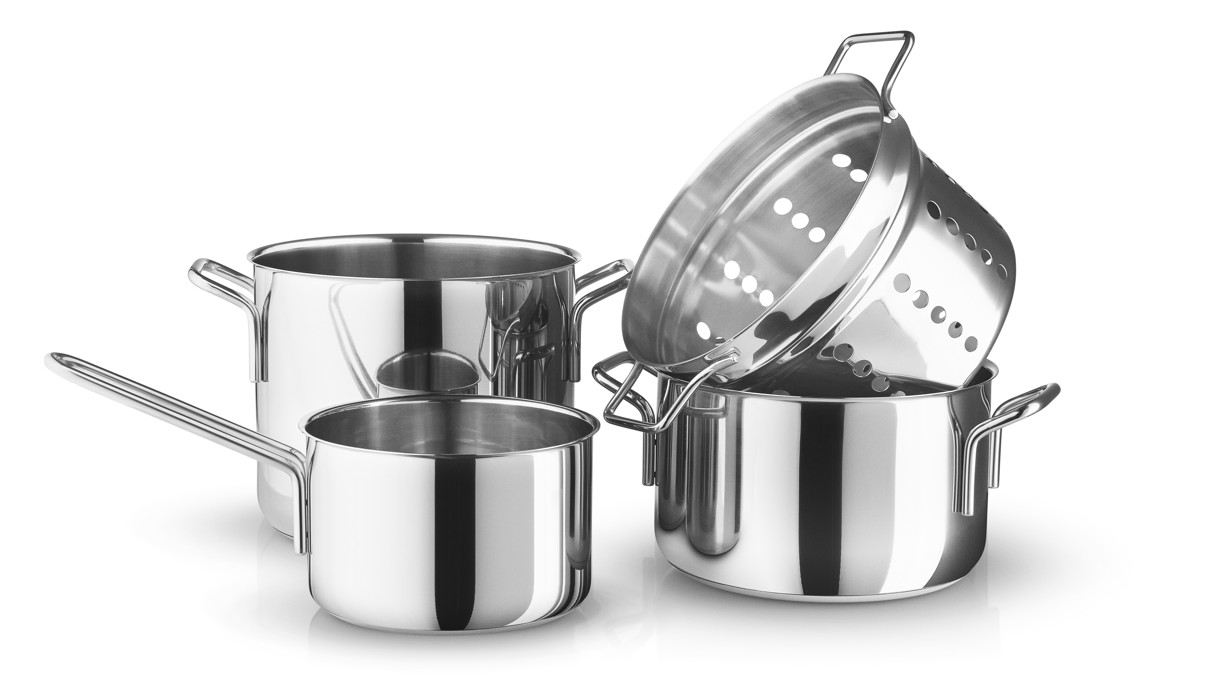 Eva Trio - Stainless Steel Collection Box Set with 3 Pot (202350)